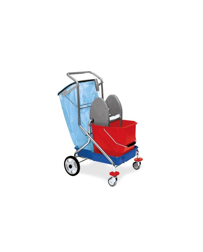 MINIMAX2 Carrello cromato pieghevole mono con 4100PR