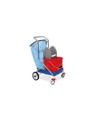 MINIMAX2 Carrello cromato pieghevole mono con 4100PR