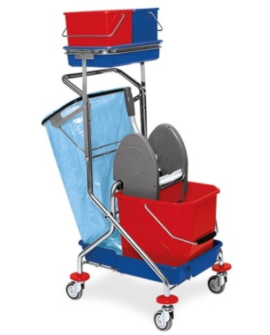 MINIMAX3 Carrello cromato pieghevole mono con 4100PR