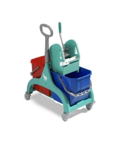 Nick Tec carrello doppio con maniglia ad anello 15+15lt