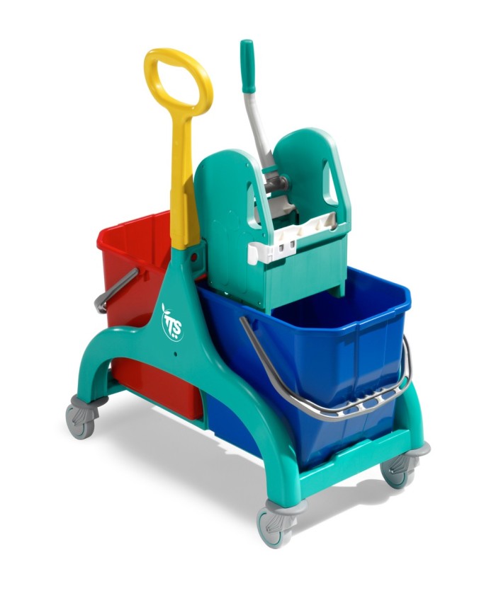 Nick Tec carrello doppio con maniglia ad anello 25+25lt