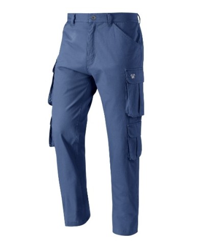 Pantalone Coast stretch multitasche lavato in capo 97% cotone 3% elastan Tg.S-3XL