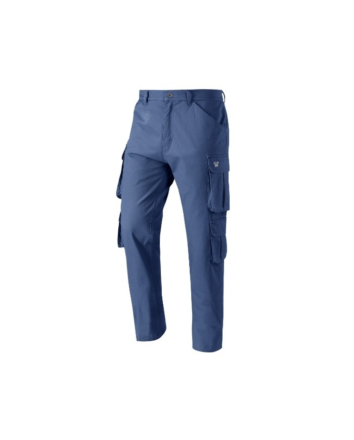 Pantalone Coast stretch multitasche lavato in capo 97% cotone 3% elastan Tg.S-3XL