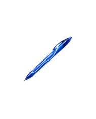 Penna a sfera a scatto Gelocity Quick Dry - punta 0,7mm - blu - Bic - conf. 12 pezzi