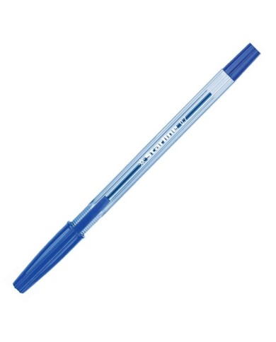 Penna a sfera con cappuccio punta fine 0,7mm blu Starline conf.50 pezzi
