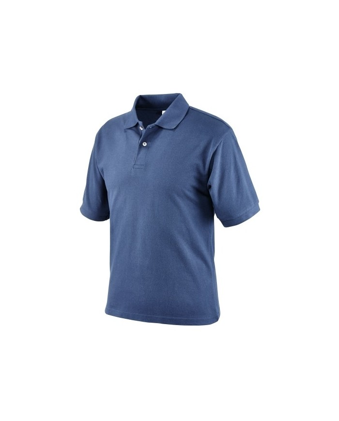 Polo 100% cotone blu Tg.S-XL-XXL