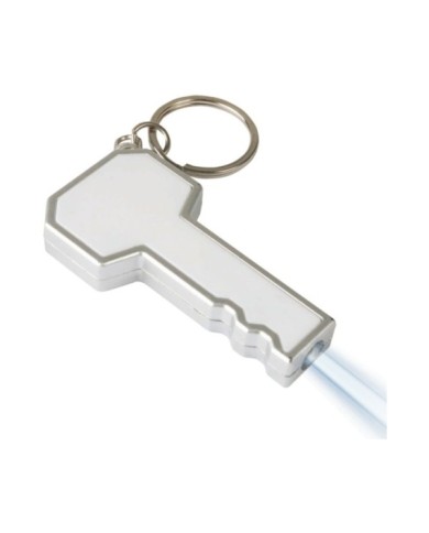 Portachiavi a forma di chiave, con luce