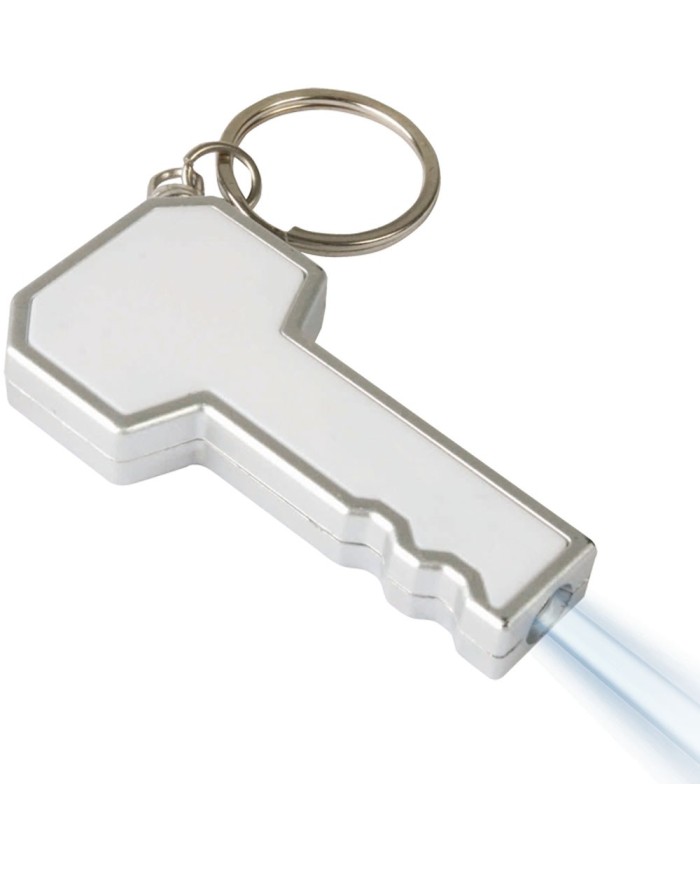 Portachiavi a forma di chiave, con luce