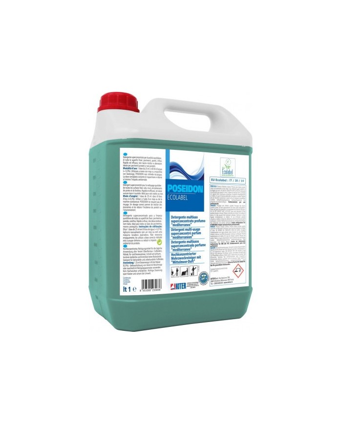 Poseidon (Licenza Ecolabel EU IT/20/14) 5lt + pompa dosatrice