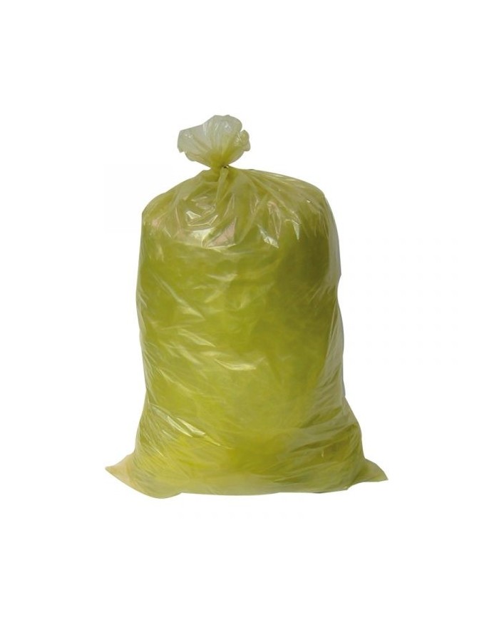Sacchi immondizia PLT giallo 72x110 28my 250pz