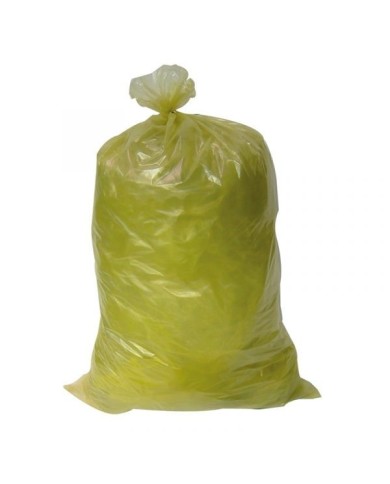 Sacchi immondizia PLT giallo 72x110 28my 25pz