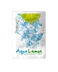 Salvietta Aqua Lemon rinfrescante al limone 100pz