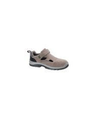 Sandalo NEW 545 S1P SRC in crosta beige Tg.36-48 Certificata EN ISO 20345