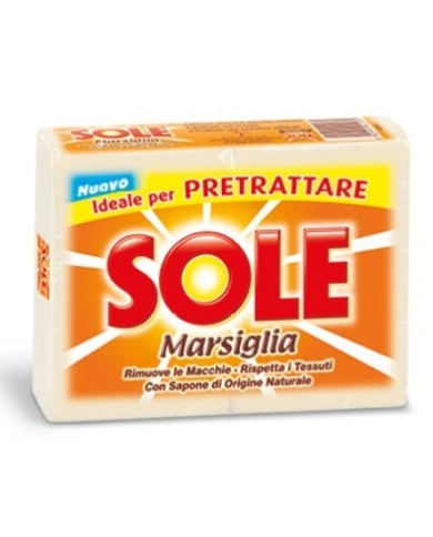Sapone bucato Sole Marsiglia 250gr 2pz