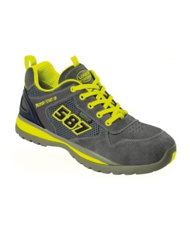 Scarpa Sigma bassa in crosta e tessuto Tg. 36-47