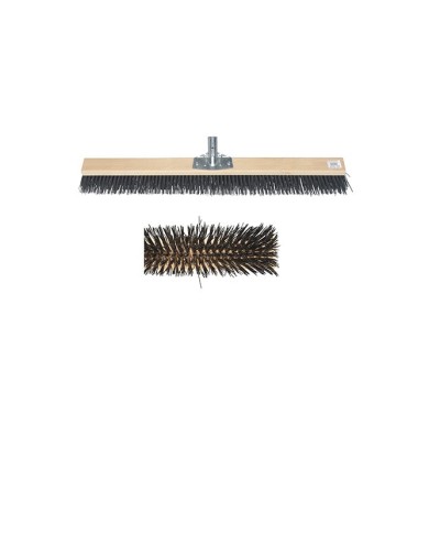 Scopa industriale 80cm legno 6 ranghi