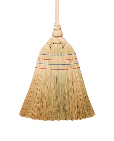 Scopa saggina 4fili Fiorentina con manico naturale