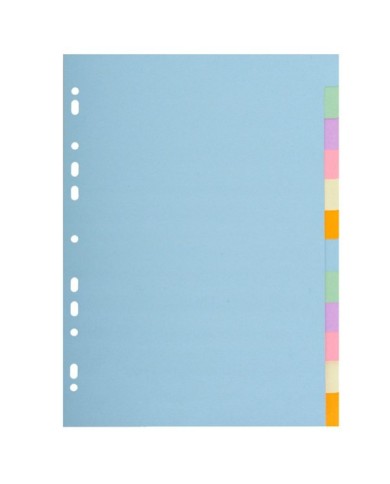 Separatore Forever Pastel A4 12 tasti cartoncino 170gr Exacompta