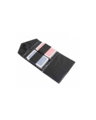 Set due mazzi da 52 carte da gioco, con custodia in PVC nero