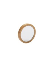 Specchietto tondo in bambù
