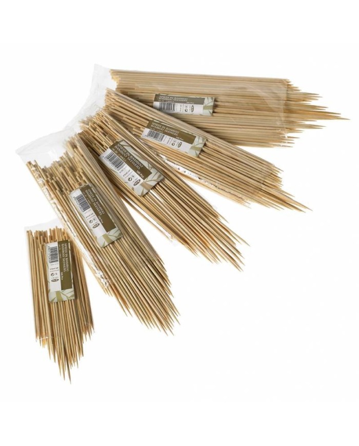 Spiedi una punta in bambù naturale Ø0,25x15cm 1000pz