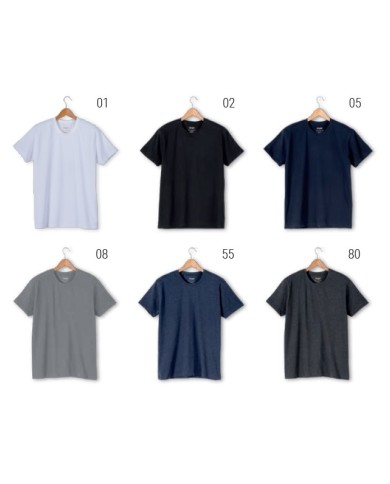 T-shirt unisex manica corta 145 g/m2 60% cotone riciclato/40% poliestere riciclato