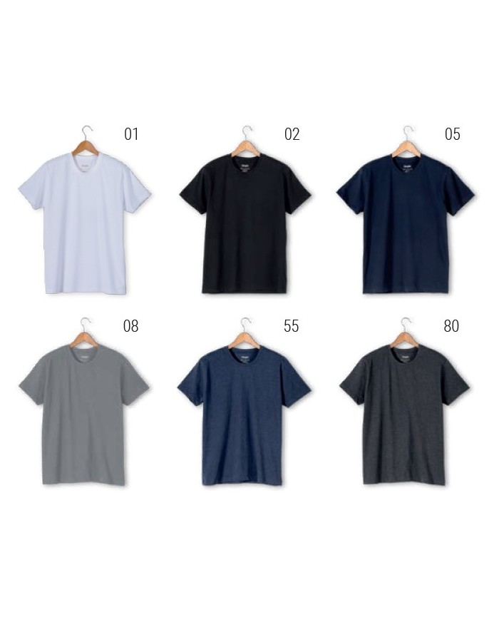 T-shirt unisex manica corta 145 g/m2 60% cotone riciclato/40% poliestere riciclato