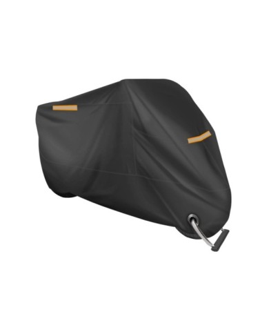 Telo coprimoto in poliestere 190t con bande catarinfrangenti. taglia xxl