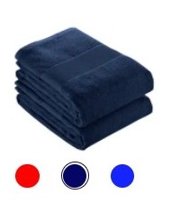 Telo in spugna di cotone 100 % ( 350 gr m2) con banda opaca stampabile (50x100cm)