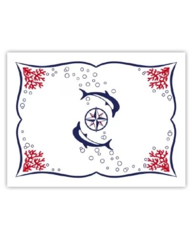 Tovaglietta 40x30 Dolphins 250pzx10