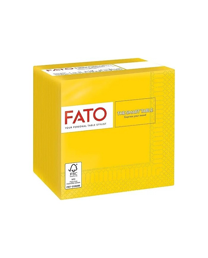 Tovagliolo 24x24 Smart Giallo 2V 100pzx24