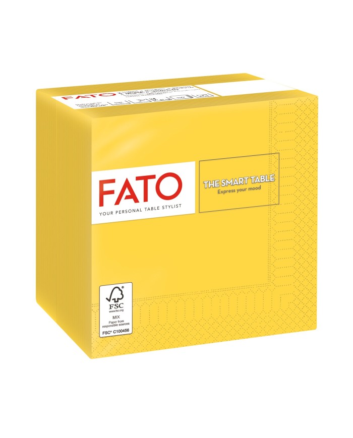 Tovagliolo 24x24 Smart Giallo Limone 2V 100pzx24