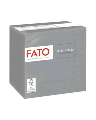 Tovagliolo 24x24 Smart Grigio 2V 100pzx24