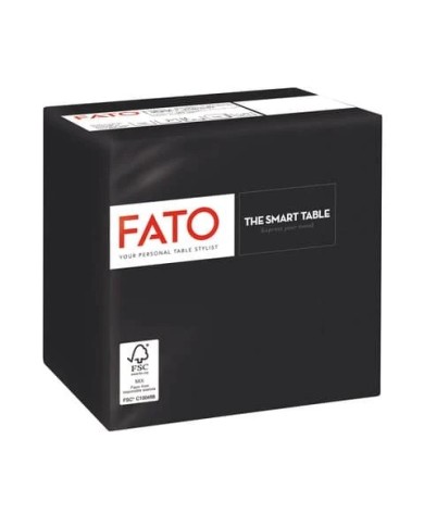 Tovagliolo 24x24 Smart Nero 2V 100pzx24