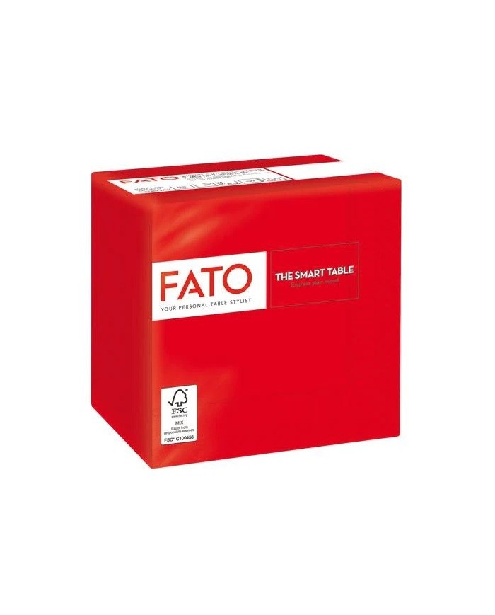 Tovagliolo 24x24 Smart Rosso 2V 100pzx24