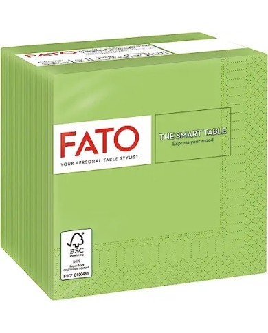 Tovagliolo 24x24 Smart Verde mela 2V 100pzx24