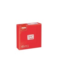 Tovagliolo 33x33 Smart Rosso 2V 50pzx24