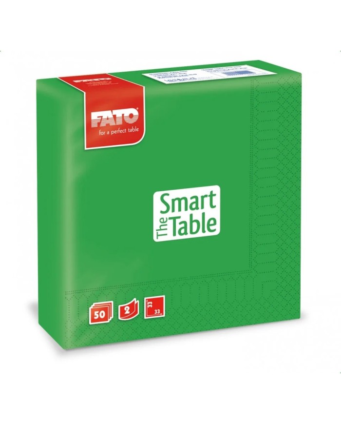 Tovagliolo 33x33 Smart Verde smeraldo 2V 50pzx24