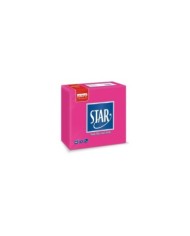 Tovagliolo 38X38 Star microcollato fucsia 2V 40pzx30