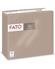 Tovagliolo 38X38 Star microcollato Tortora 2V 40pzx30