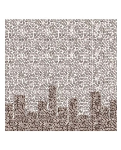 Tovagliolo 40x40 Airlaid Skyline Cioccolata 50pzx16