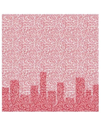 Tovagliolo 40x40 Airlaid Skyline Rosso 50pzx16