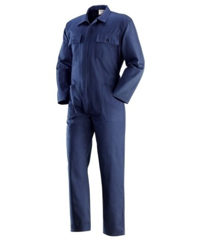 Tuta da lavoro realizzata con tessuto 100% cotone sanforizzato