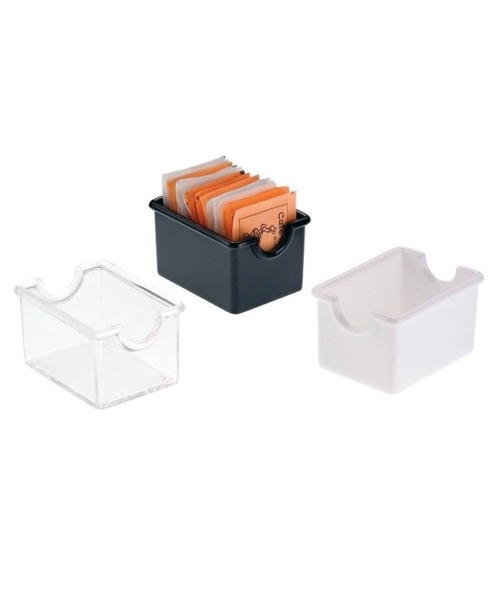 Vaschetta portabustine polistirene rettangolo cm.8x5x5h 12pz