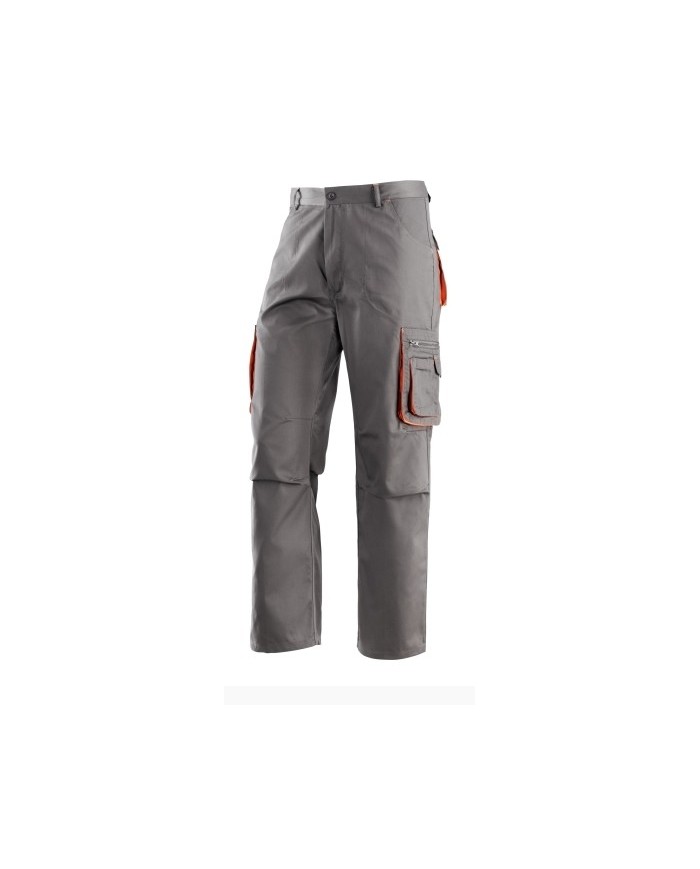 WILLIS Pantalone multitasche in tessuto arancio-grigio Taglie: S-XXXL