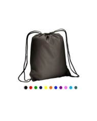 Zainetto in poliestere 210 t con chiusura a strozzo e angoli rinforzati