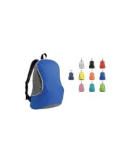 Zaino bicolore in poliestere 600D con spallacci imbottiti