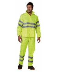 Completo impermeabile con bande HV (M-3XL)