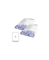 Etichette adesive in carta permanenti 210 x 148,5 mm 2 et/fg 100 fogli bianco Starline