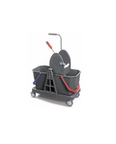 LZL C Carrello duomop 2x20lt con manico a L + 4100PGT